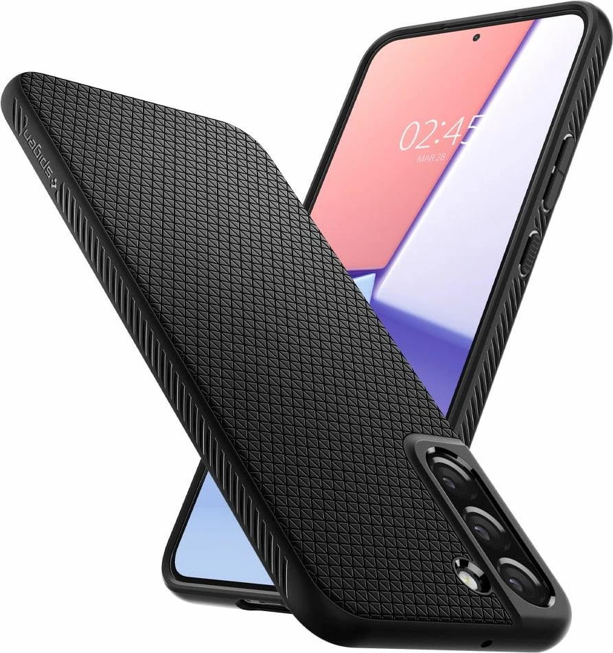 Mbështjellës Spigen Liquid Air për Samsung Galaxy S22, Matte Black