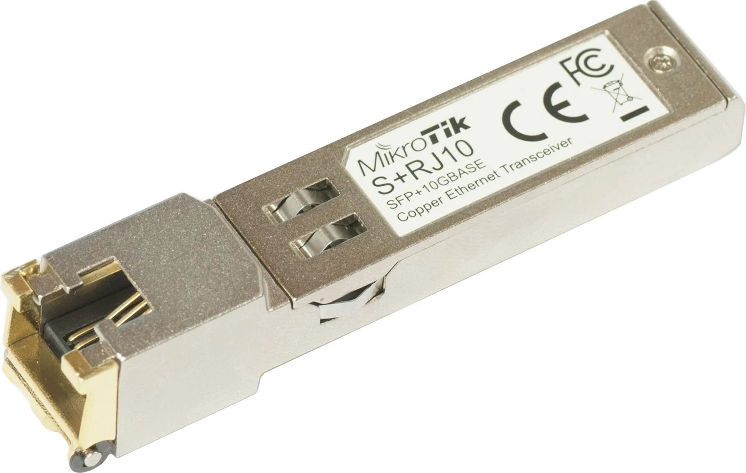 Modul rrjeti MikroTik S+RJ10, 10000 Mbit/s, SFP+, Metalik