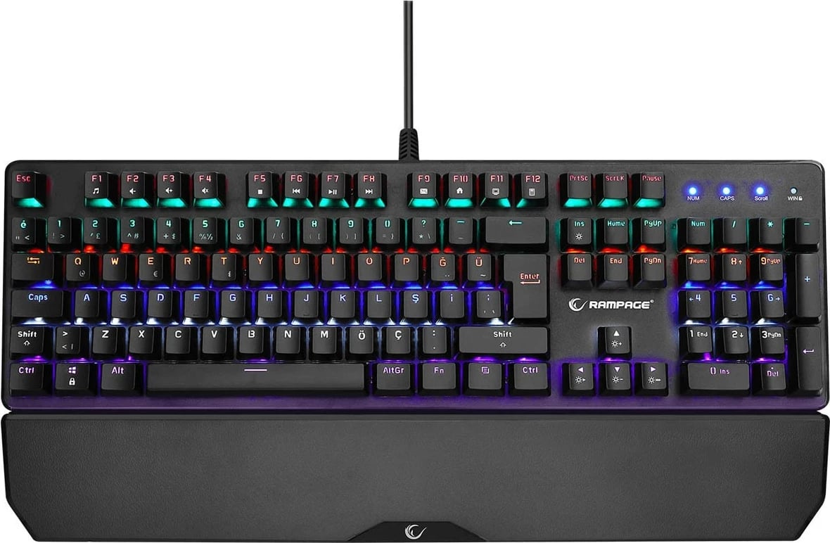 Tastierë mekanike Rampage KB-R86 UMBRA, Red Switch, e zezë