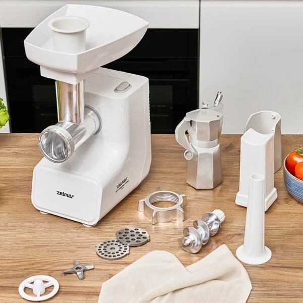 Makinë mishi Zelmer ZMM3511B, 1500 W, Bardhë