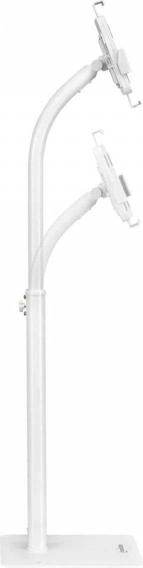 Mbajtëse dyshemeje për tabletë Techly 406345, për 7.9-11", e bardhë, me kyç sigurie
