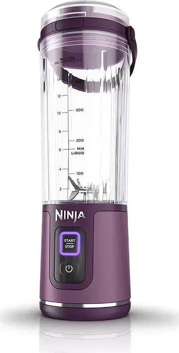 Blender portabil Ninja BC151, 0.53L, USB-C, fiolet