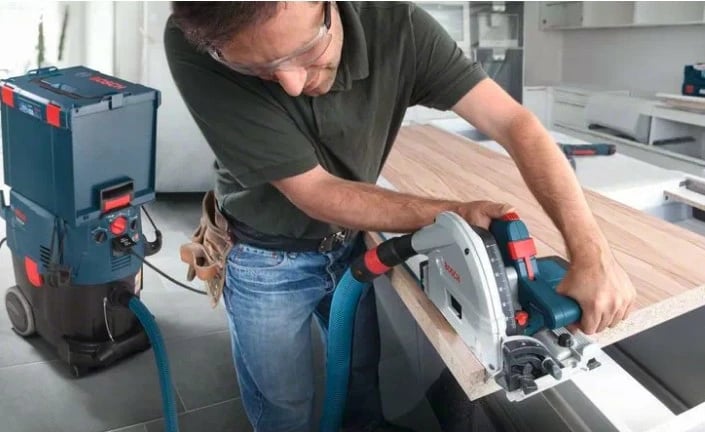 Fshesë industriale Bosch GAS 35 M AFC Professional, 35L, 1380W, Dry & Wet, zi, kaltër