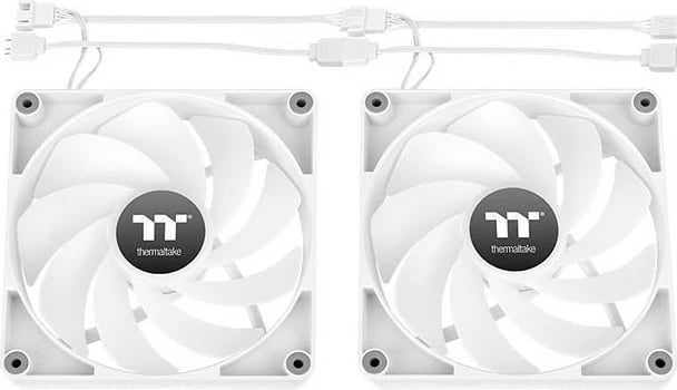 Ventilator Thermaltake CT120 Reverse ARGB, 12 cm, 500-2000 RPM, Bardhë