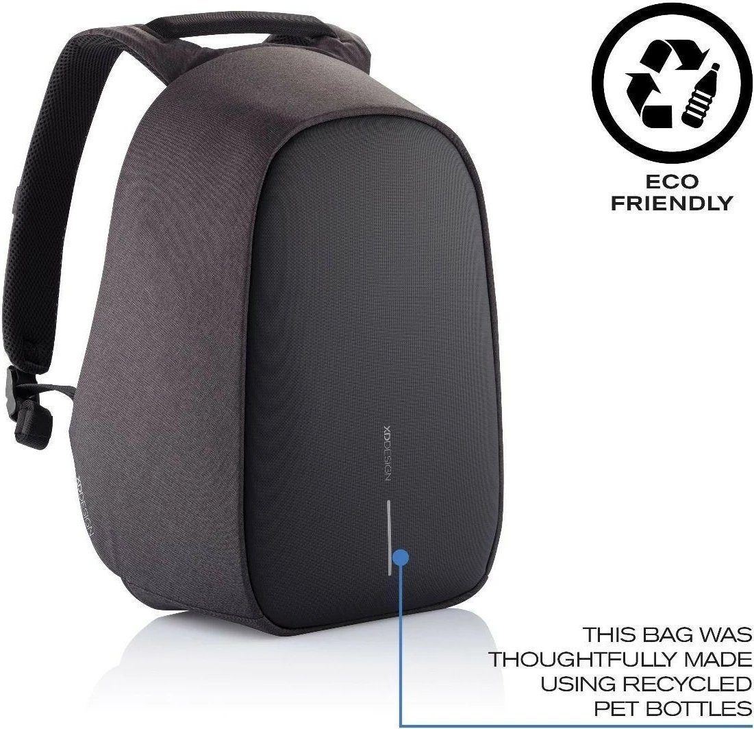 Çantë shpine anti-vjedhje XD DESIGN BOBBY HERO REGULAR, 16L, e zezë