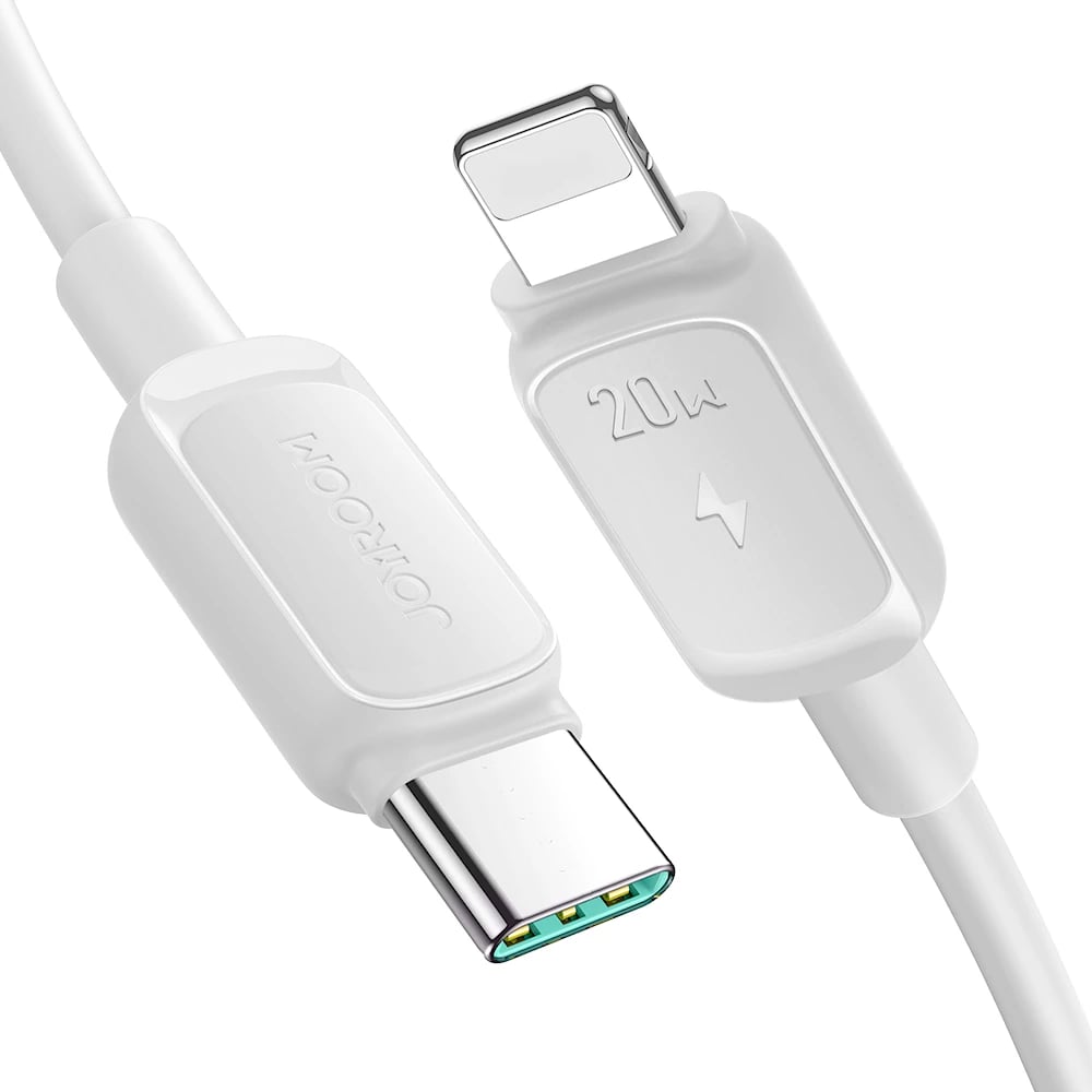Kabllo Joyroom Multi-Color Series A14, USB-C në Lightning, 1.2m, 20W, Bardhë