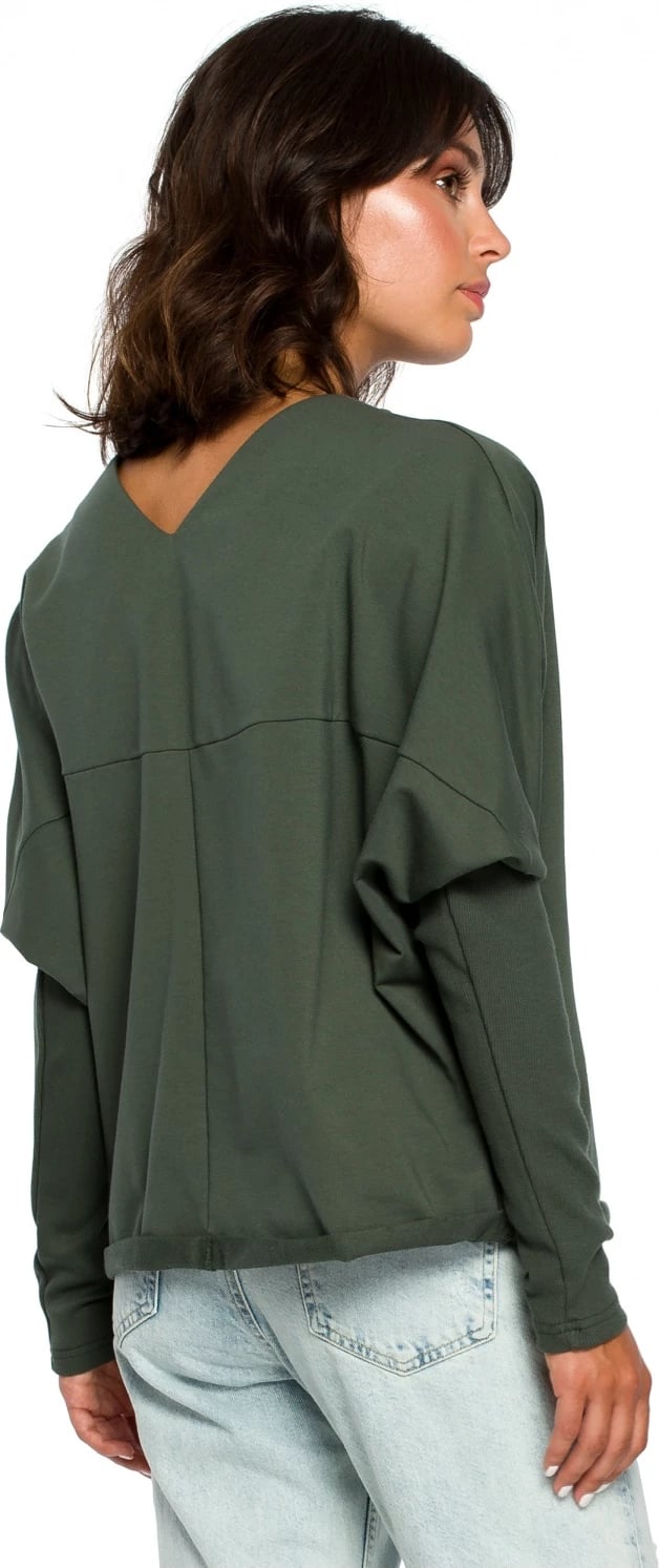 Sweatshirt për femra BeWear model 124062, e gjelbër
