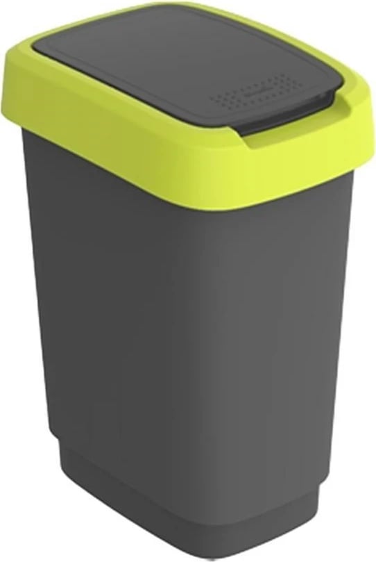 Kosh mbeturinash Rotho Twist 10L, Plastikë, Lime