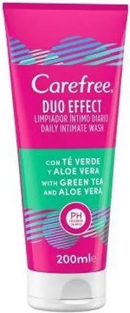 Pastrues intim unisex Carefree Duo Effect Green Tea & Aloe Vera 200ml