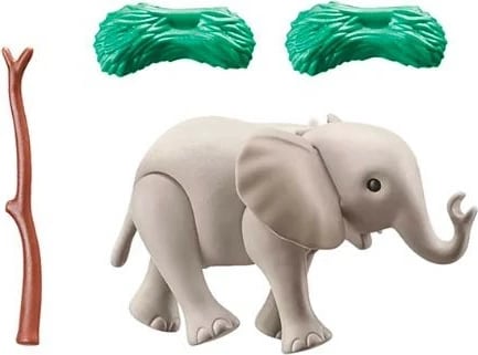 Set figurina Playmobil Wiltopia 71049, elefant i vogël, 5 pjesë