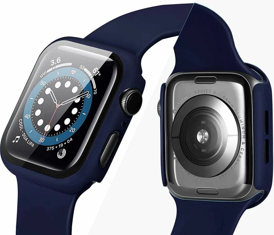 Mbështjellës Tech-Protect Defense360 për Apple Watch 7/8/9 45mm, Transparent