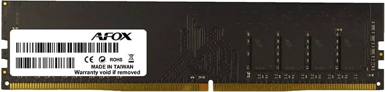 RAM Memorje AFOX DDR4 32GB 3200MHz UDIMM, për PC, E zezë
