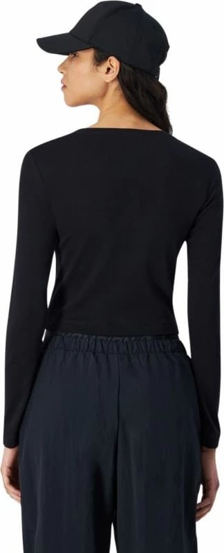 Maicë croptop Champion femra, e zezë