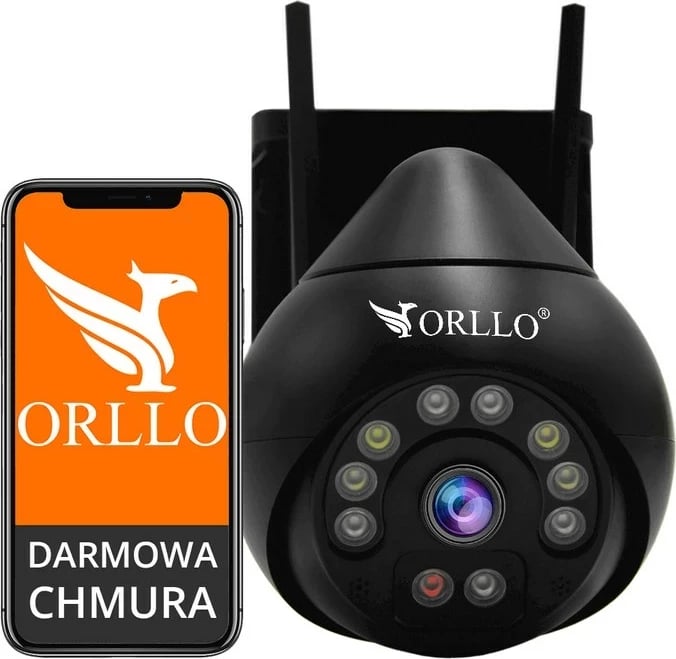 Kamerë IP Orllo Z8 Pro WiFi, Night Color, 4MP, e zezë