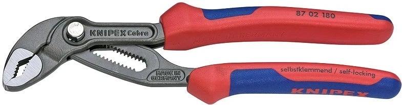 Knipex Cobra Pinca me gojë të lëvizshme, 180 mm, Blu