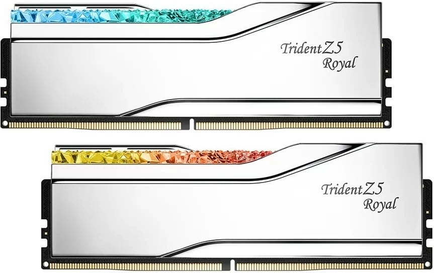 RAM Memorje G.SKILL Trident Z5 Royal, 64GB (2x32GB), DDR5, 6800MHz, CL34, Argjendtë
