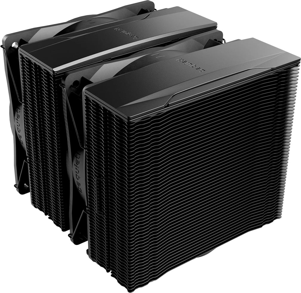 Kasë ftohëse për procesor BE QUIET! Pure Rock Pro 3 LX, 12 cm, 2 ventilatorë, Alumini, RGB, E zezë
