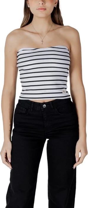 Maicë për femra Calvin Klein Jeans, e bardhë