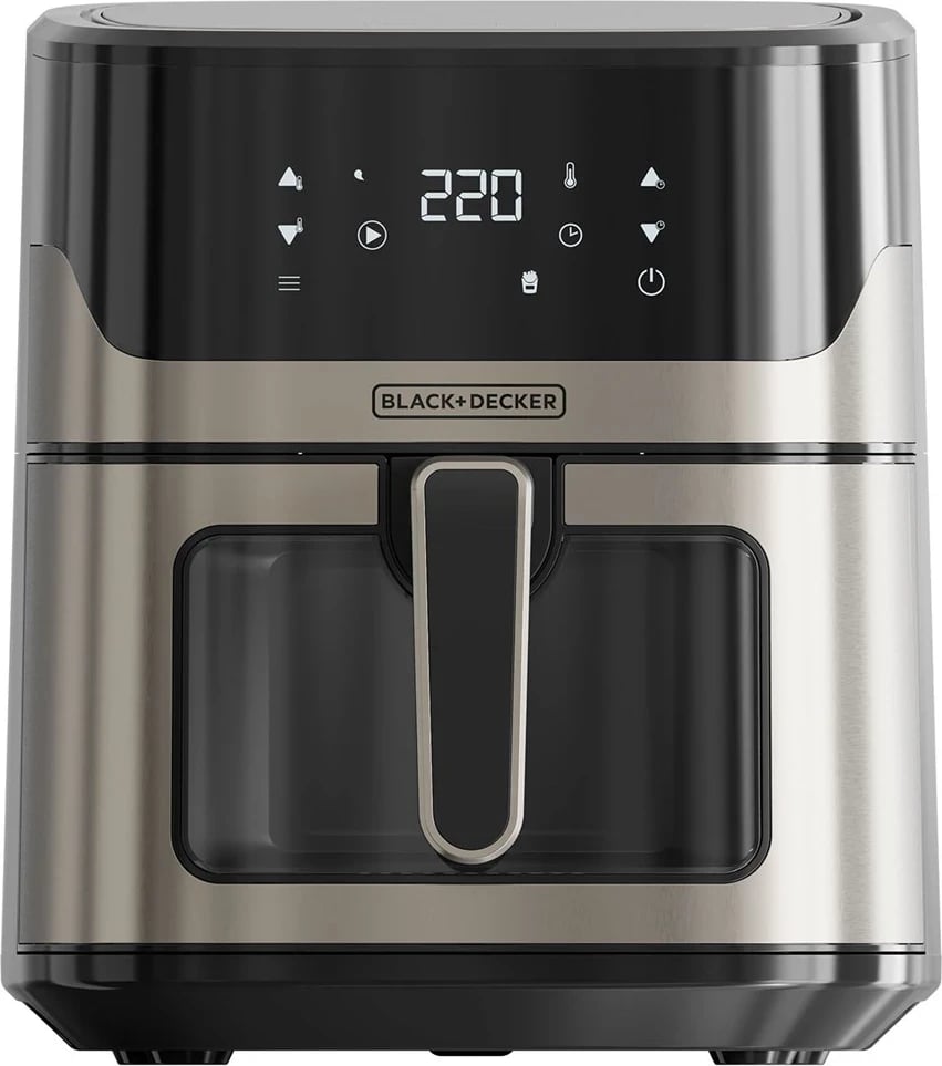 Fryerja e thellë Black+Decker BXAF6500E, ngjyrë argjendi