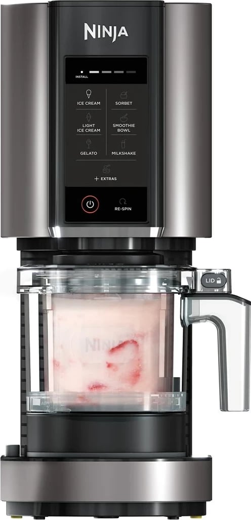 Aparat për akullore Ninja NC300EU, 1.4 L, 800 W, Ngjyrë e zezë dhe argjendtë