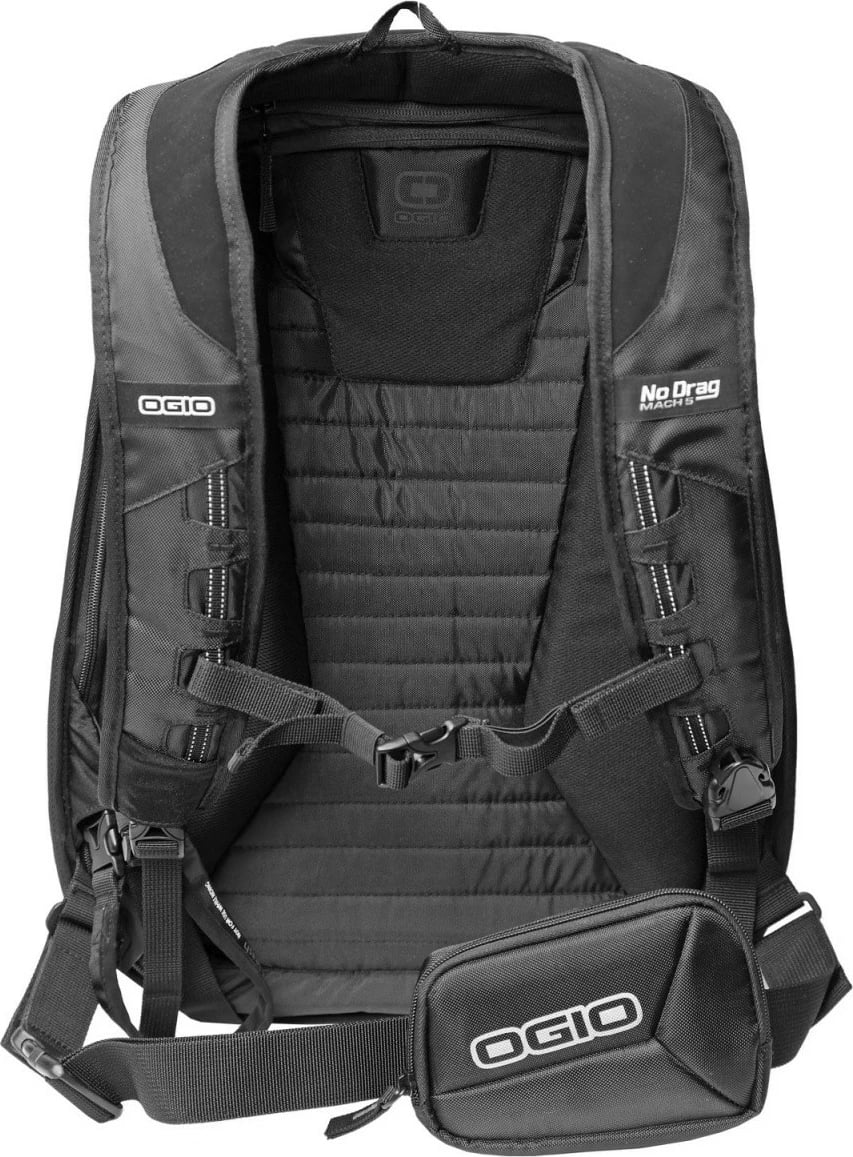 Çantë shpine motoçiklisti OGIO NO DRAG MACH 5 STEALTH, 16.8-24.2L, e zezë karbon