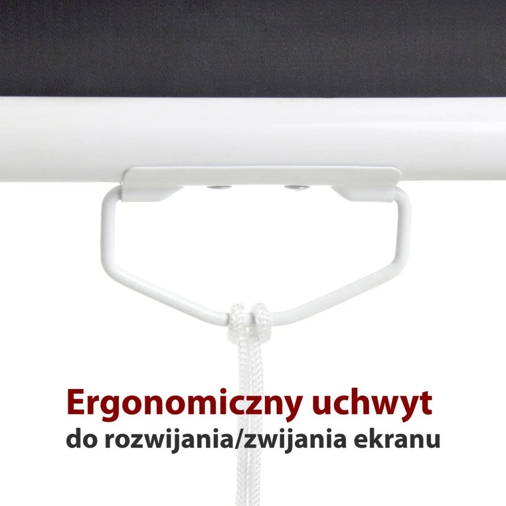 Ekran projekcioni ART ER M96 1:1, 96", 244x244cm, manual, i bardhë