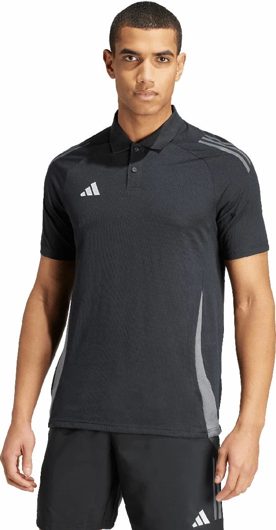 Maicë polo për meshkuj adidas, e zezë