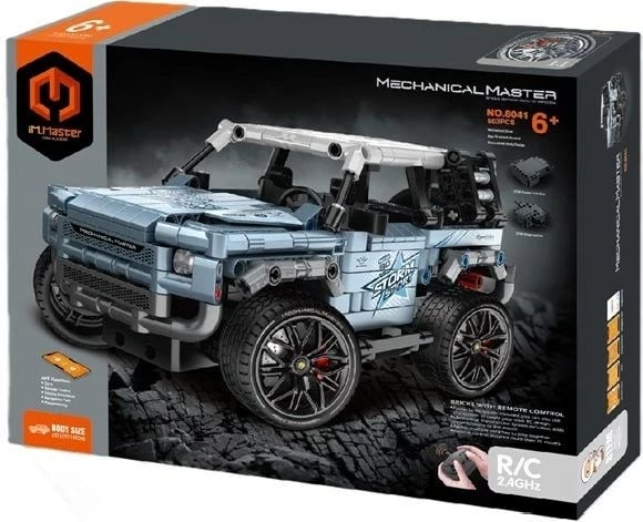 Makine lodër ndërtimi IM.MASTER RC, jeep, model 8041, me telekomandë, blu