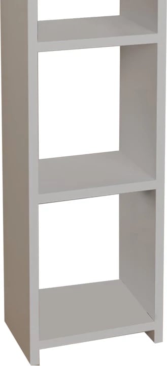Bibliotekë kolone Barzine, ngjyrë e bardhë, 27.6x19.5x150cm