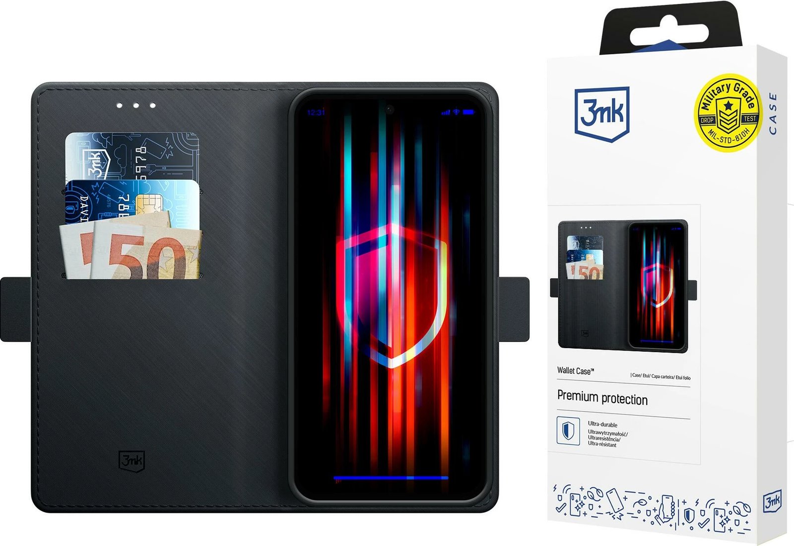 Mbështjellës 3mk për Motorola Moto G35 5G, i zi