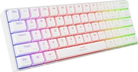 Tastierë gaming Genesis Thor 660 G2, Wireless, RGB, Mekanike, Gateron Red, Bardhë