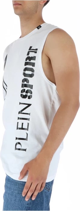 Maicë për meshkuj Plein Sport, e bardhë