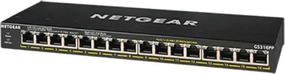 Switch NETGEAR GS316PP, 16 porta Gigabit, PoE+, i zi
