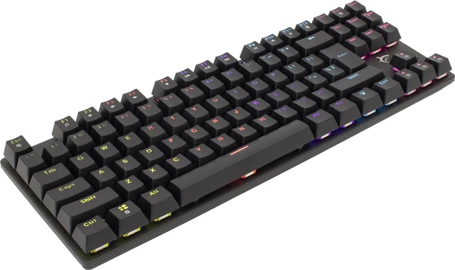 Tastierë mekanike White Shark Commandos GK-2106, RGB, wireless, English (US), e zezë