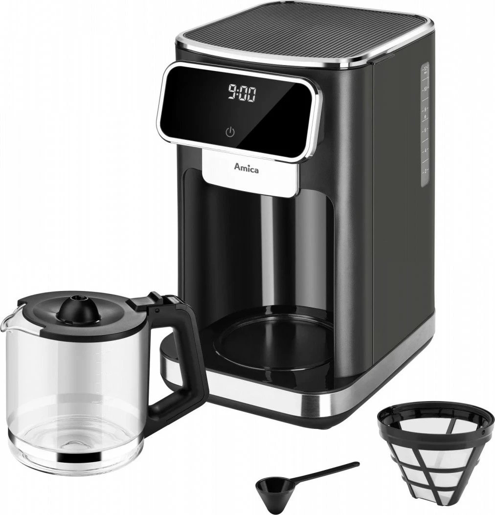 Aparat kafeje pour-over, Amica CD2011 1.8L 1100W me ekran LED, i zi