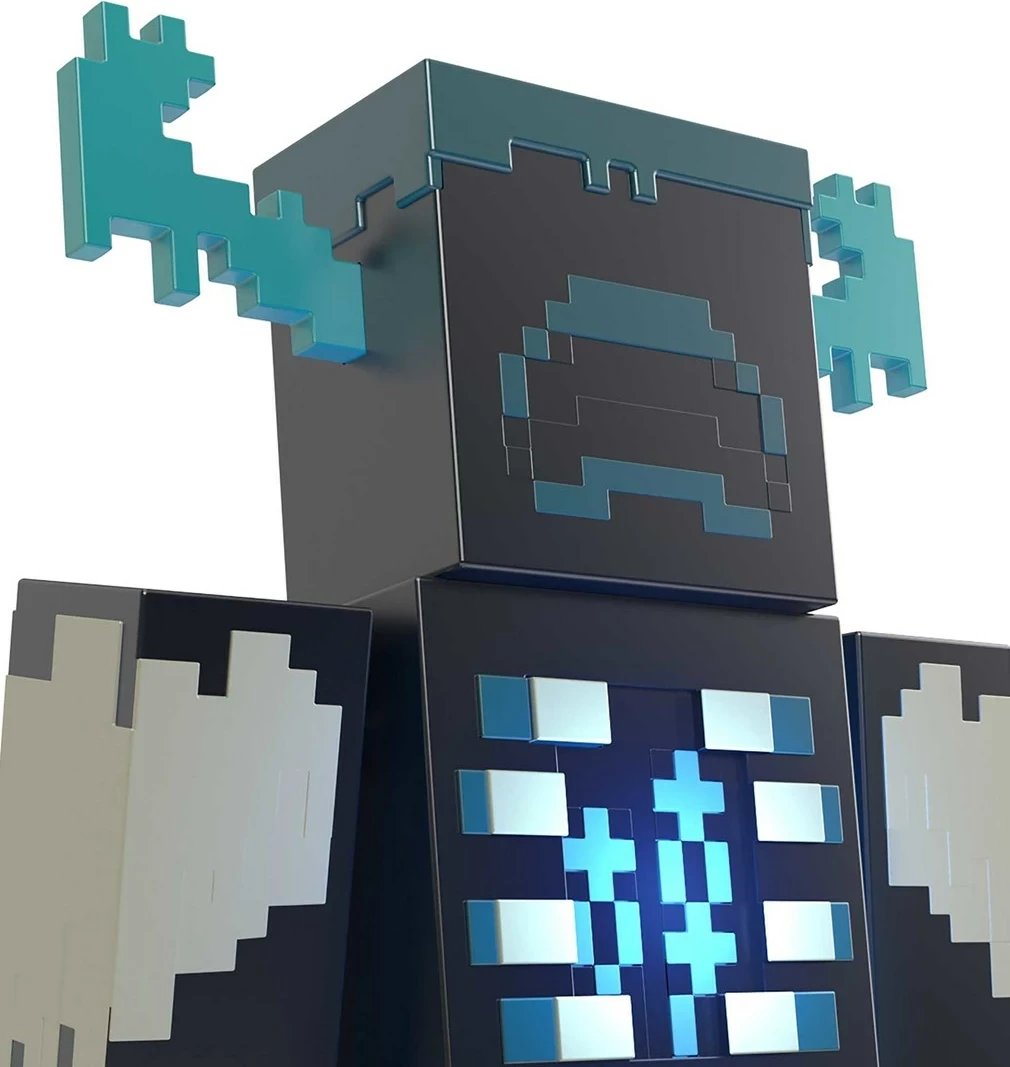 Figurë lodër MATTEL Minecraft WARDEN, Gri