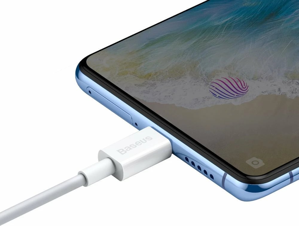 Kabllo Baseus Superior CAMYS-02, USB-A në micro USB, 1m, Bardhë