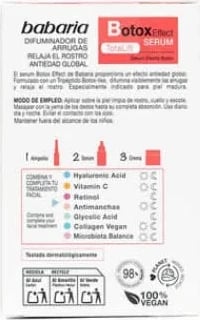 Serum për fytyrë Babaria Botox Effect Totalift unisex 30ml