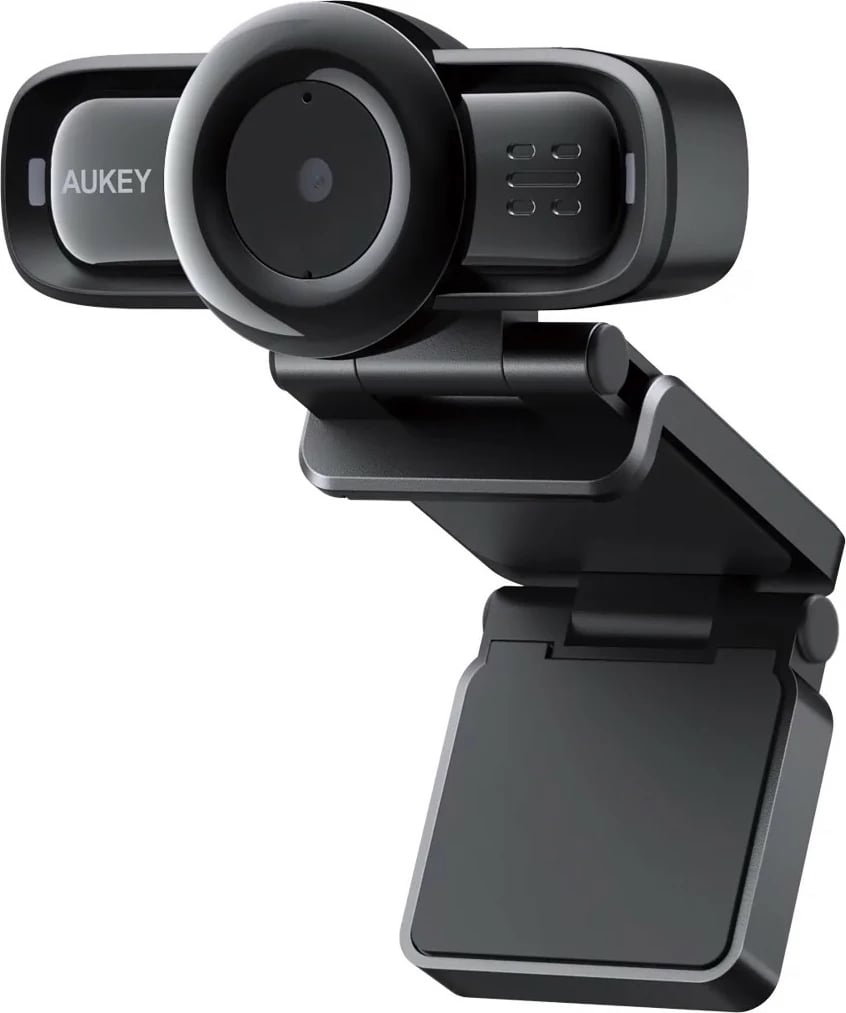 Webcam AUKEY PC-LM3, Full HD 1080p, Autofokus, Mikrofon stereo, E zezë