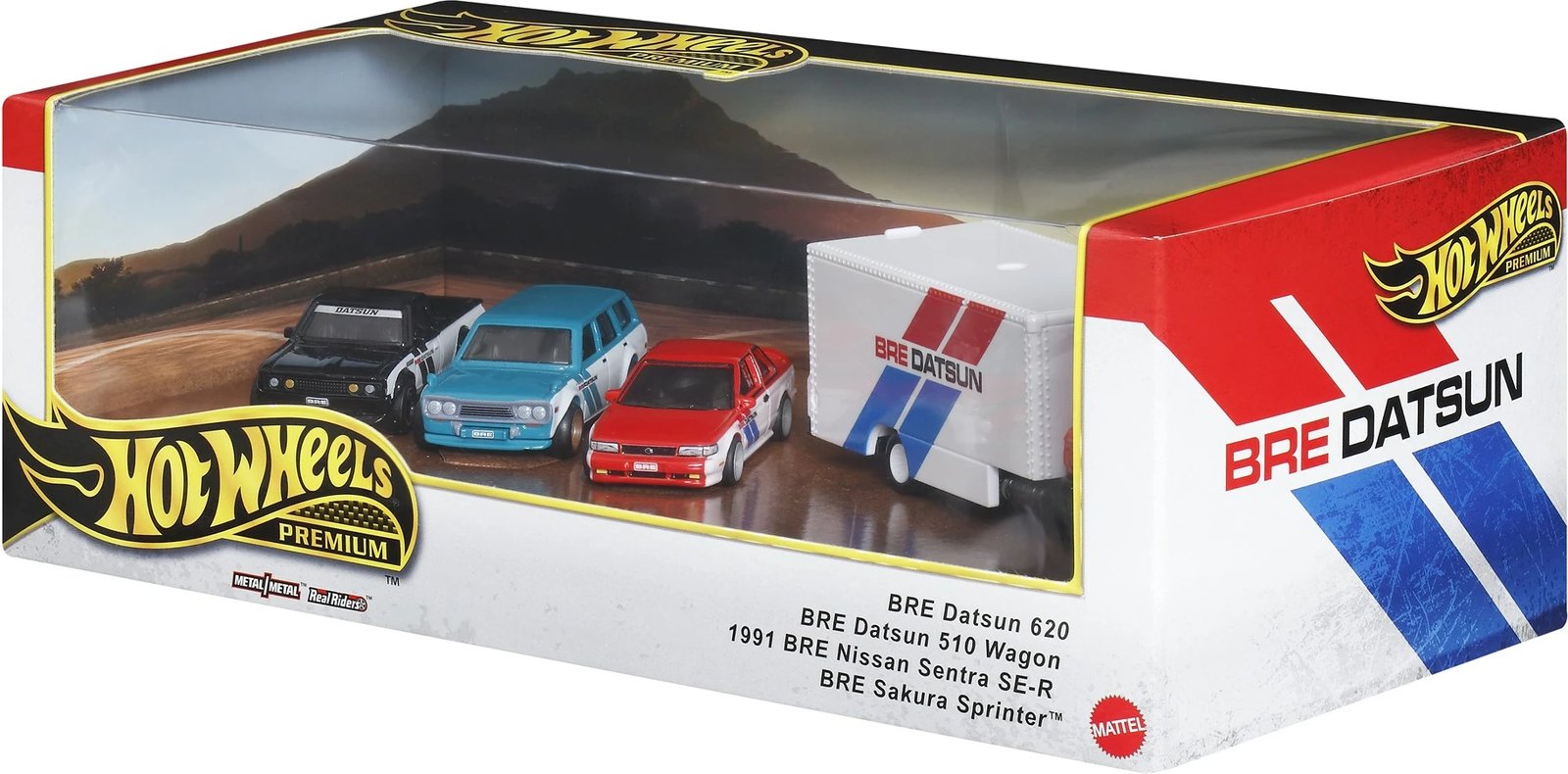 Set koleksionues Hot Wheels Premium BRE Team, Multingjyrësh
