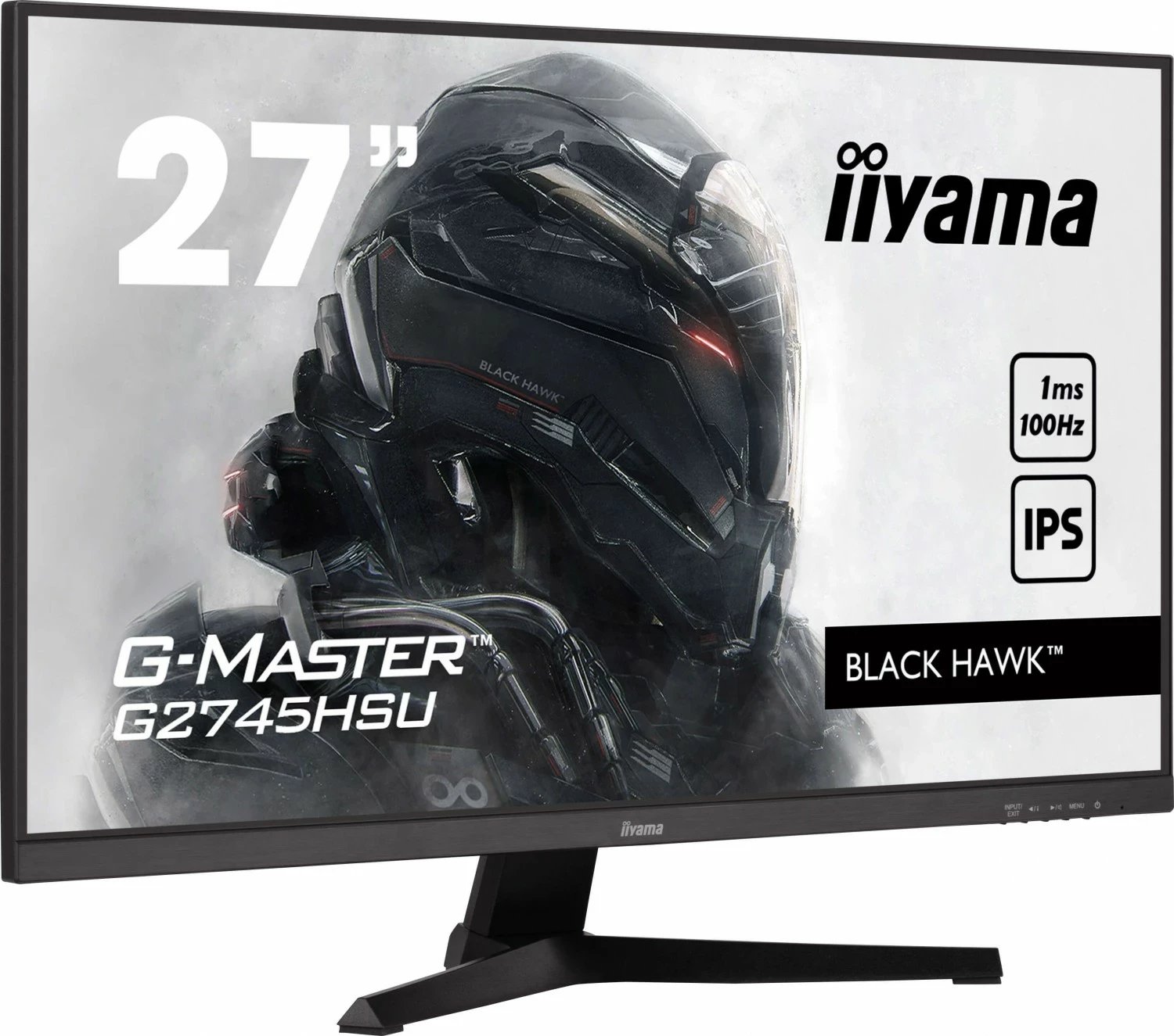 Monitor iiyama G-Master G45HSU-B2, 27'', IPS, Full HD, 1ms, 100Hz, e zezë