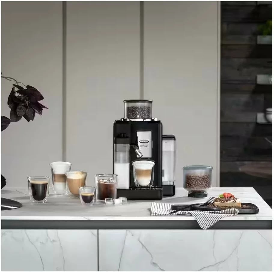 Aparat kafeje DeLonghi Rivelia EXAM 440.55.B automatik, zi, 250g