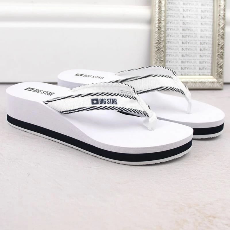 Flip-flops Big Star femra, të bardha