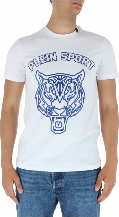 Maicë për meshkuj Plein Sport, e bardhë