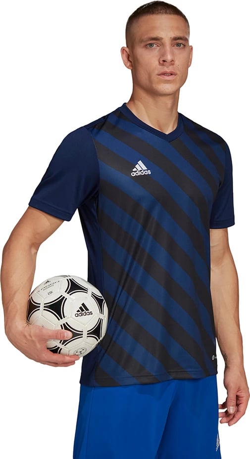 Maicë për meshkuj adidas, kaltër e zezë