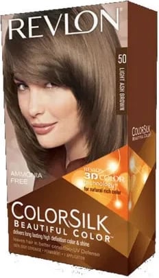 Bojë për flokë Revlon Colorsilk Ammonia Free 50 Light Ash Brown unisex