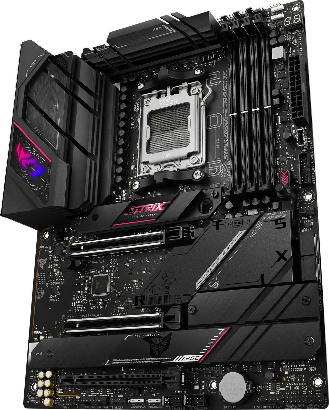 Pllakë amë ASUS ROG STRIX B650E-E GAMING WIFI, Socket AM5, DDR5-SDRAM, 128 GB