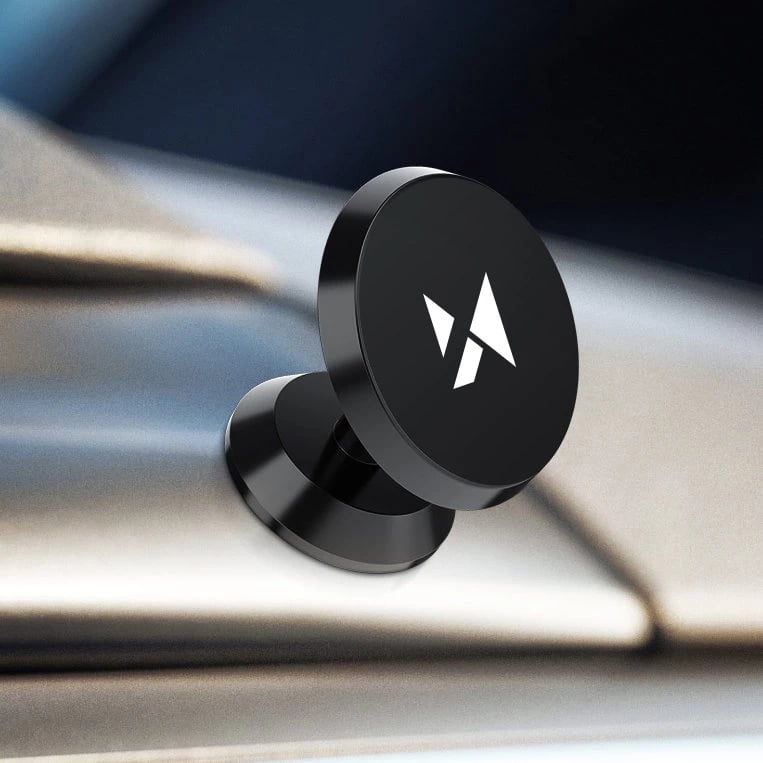 Mbajtës magnetik për telefon Wozinsky WMH-05, për makinë, i zi