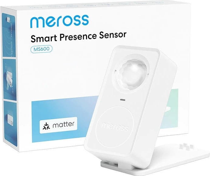 Sensor i mençur pranie Meross MS600, WiFi, Matter, i bardhë