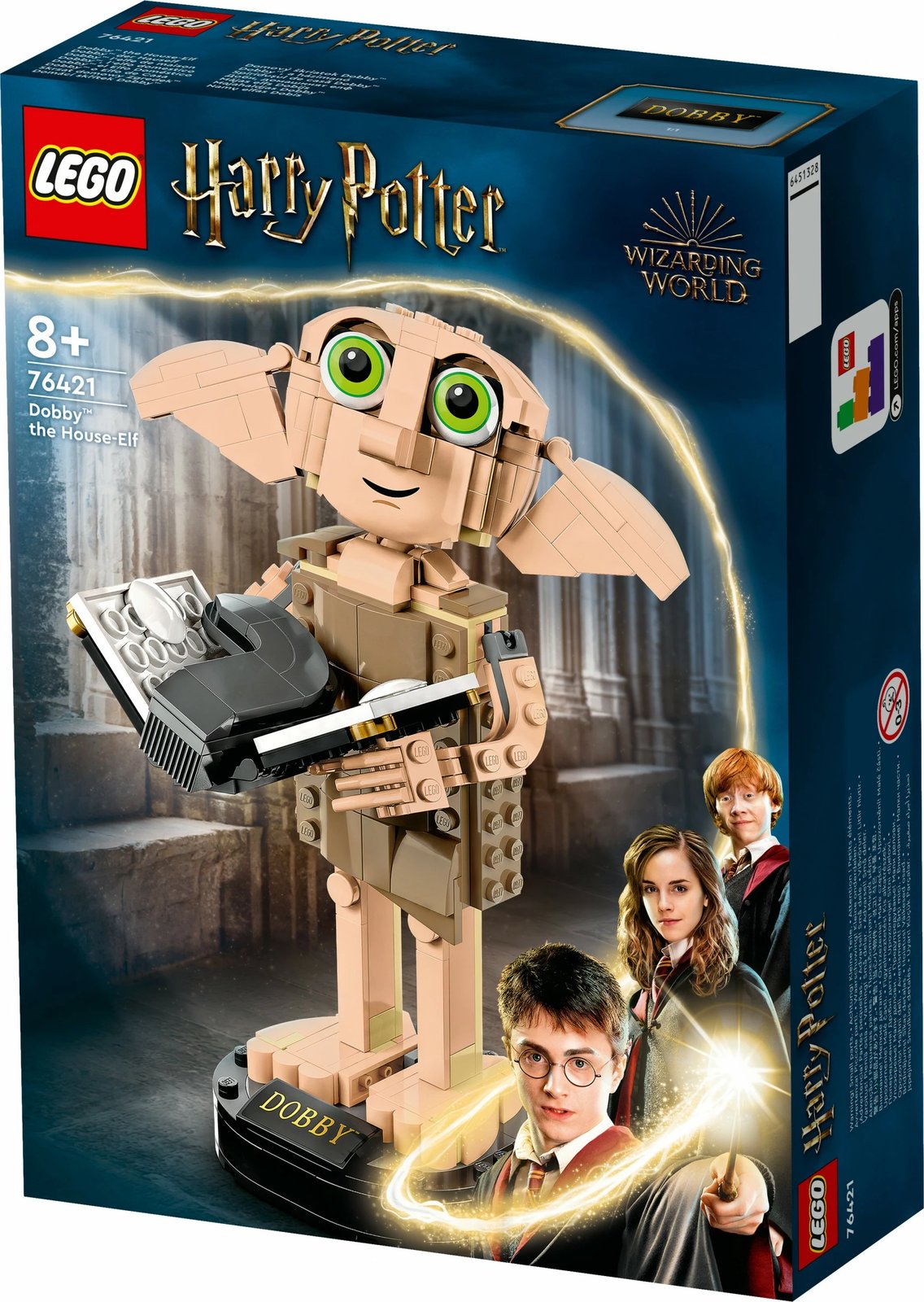 Set ndërtimi LEGO Harry Potter Dobby, 403 pjesë, shumëngjyrësh
